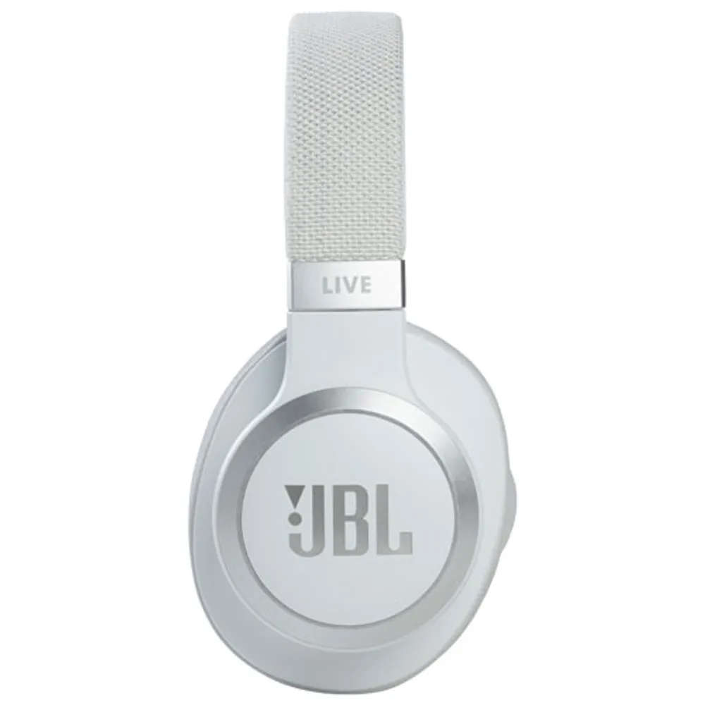 JBL Live 660NC Over-Ear Noise Cancelling Bluetooth Headphones - White