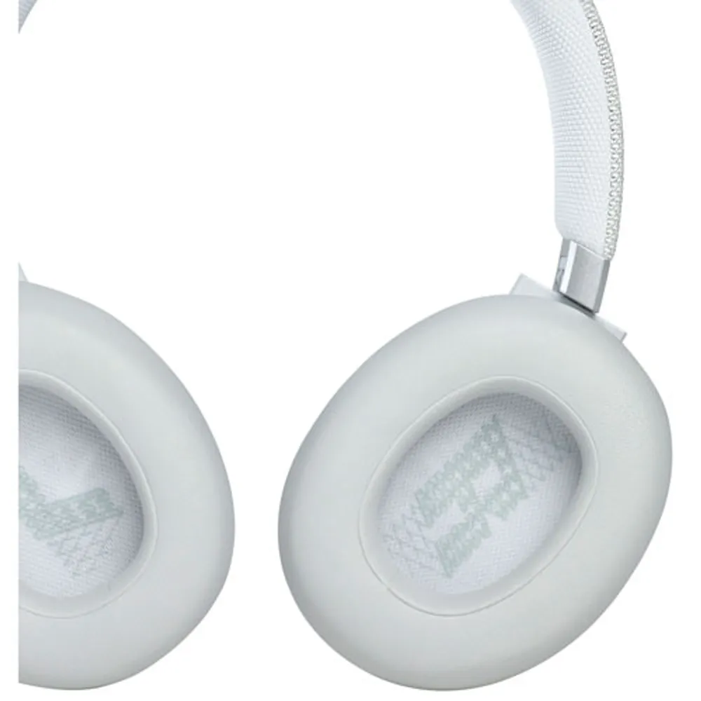 JBL Live 660NC Over-Ear Noise Cancelling Bluetooth Headphones - White