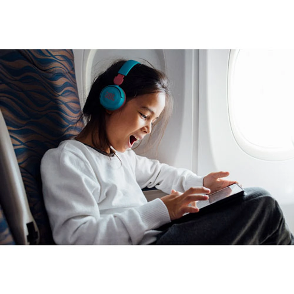 JBL JR310BT On-Ear Bluetooth Kids Headphones - Blue