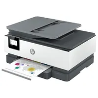 Imprimante à jet d'encre tout-en-un sans fil OfficeJet 8015e de HP - Essai de 6 mois de Instant Ink de HP inclus*