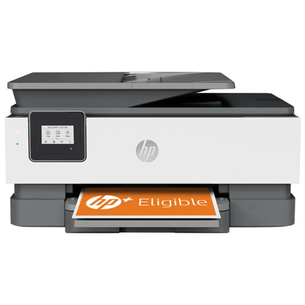 Imprimante à jet d'encre tout-en-un sans fil OfficeJet 8015e de HP - Essai de 6 mois de Instant Ink de HP inclus*