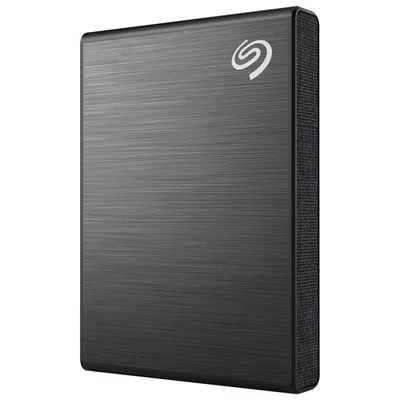 Seagate One Touch 1TB USB 3.2 External Solid State Drive (STKG1000400) - Black
