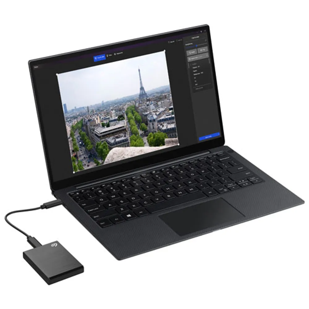 Disque SSD externe USB 3.2 One Touch de 1 To de Seagate (STKG1000400) - Noir