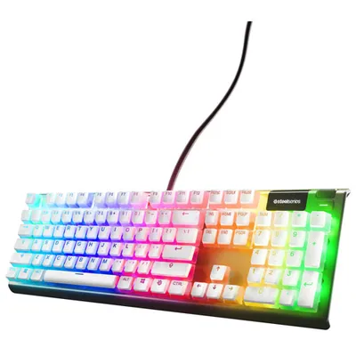 SteelSeries PrismCaps MX Stem Mechanical Keyboard Keycap Set - White