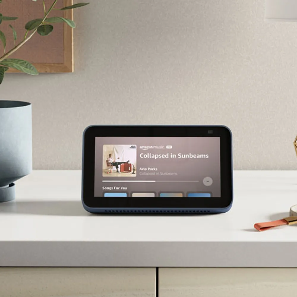 Amazon Echo Show 5 (2nd Gen) Smart Display with Alexa - Deep Sea Blue