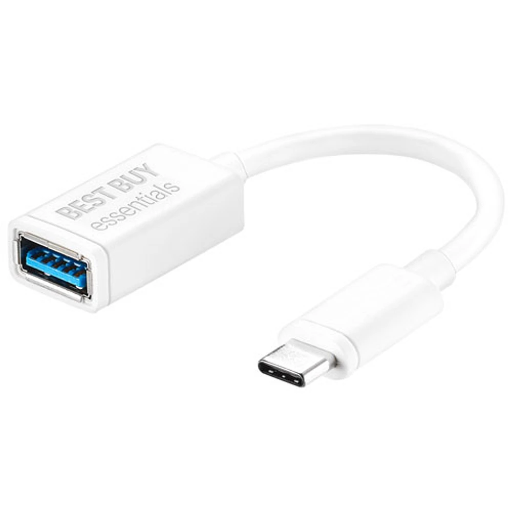 Best Buy Essentials USB-C to USB-A Adapter (BE-PA3C3A-C)