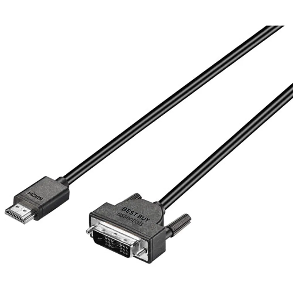 Best Buy Essentials 1.8m (6 ft.) HDMI to DVI Monitor Cable (BE-PCHDDV6-C)