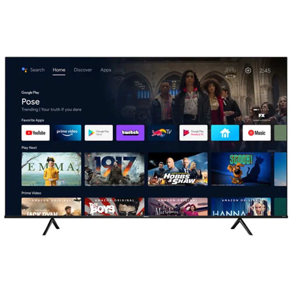 Hisense 75" 4K UHD HDR LED Android Smart TV (75A68G) - 2021