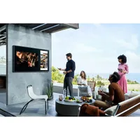 Samsung The Terrace 75" 4K UHD HDR QLED Tizen Smart Outdoor TV (QN75LST9TAFXZC) - 2021 - Titan Black