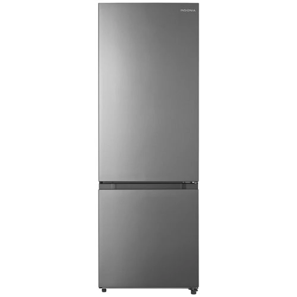 Insignia 24" 11.5 Cu. Ft. Bottom Freezer Refrigerator (NS-RBM11SS2-C) - Stainless steel