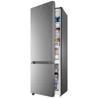 Insignia 24" 11.5 Cu. Ft. Bottom Freezer Refrigerator (NS-RBM11SS2-C) - Stainless steel