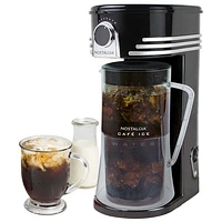 Nostalgia Café Iced Coffee & Tea Maker - 2.8L - Black