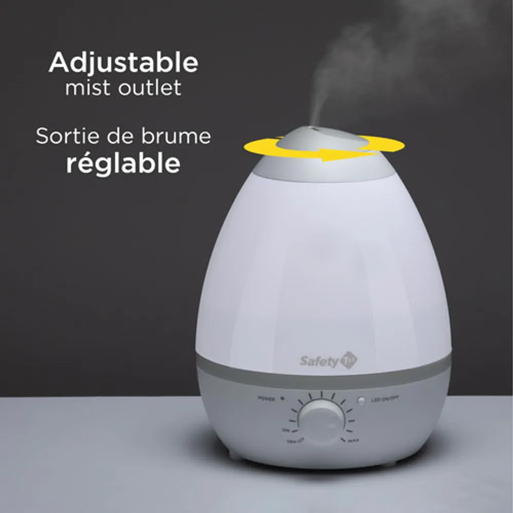 Safety 1st Easy Clean & Glow Humidifier - 6.3-Pint - White