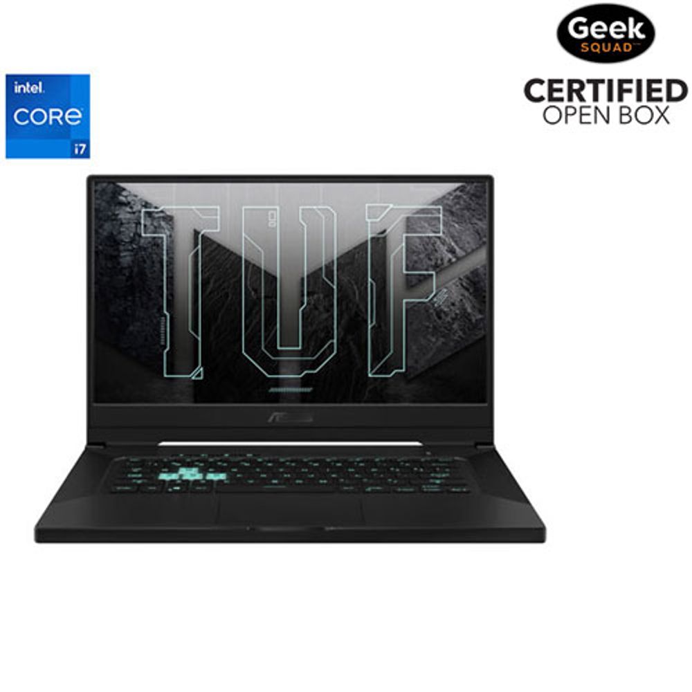 Open Box - ASUS TUF Dash 15 15.6" Gaming Laptop (Intel Core i7-11370H/512GB SSD/16GB RAM/RTX 3070)