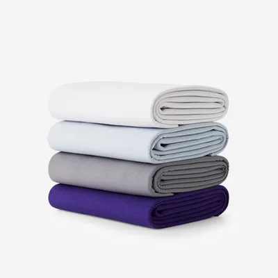 Purple Softstretch Sheet Set - Stormy Grey