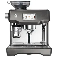 Breville Oracle Touch Automatic Espresso Machine with Frother & Coffee Grinder -Black Stainless Steel