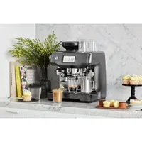 Breville Oracle Touch Automatic Espresso Machine with Frother & Coffee Grinder -Black Stainless Steel