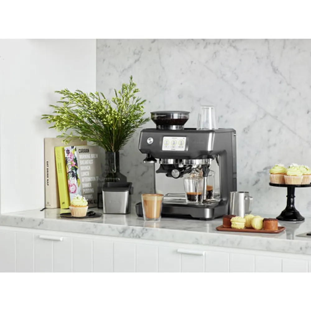 Breville Barista Touch Automatic Espresso Machine with Frother & Coffee Grinder -Black Stainless Steel