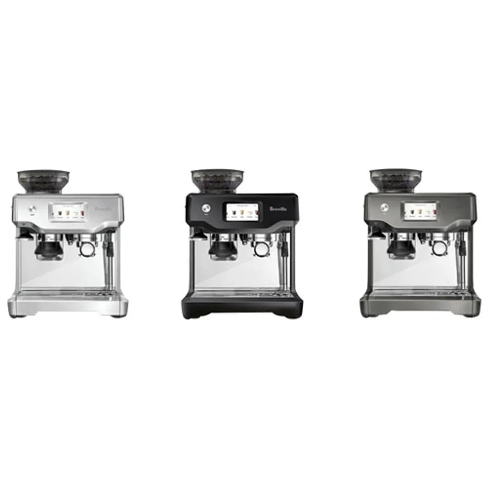 Breville Barista Touch Automatic Espresso Machine with Frother & Coffee Grinder -Black Stainless Steel