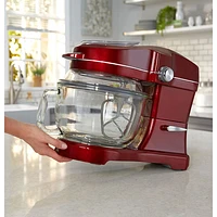 Batteur sur socle à tête inclinable Elite Ovation de Kenmore - 5 pte - 500 W - Rouge