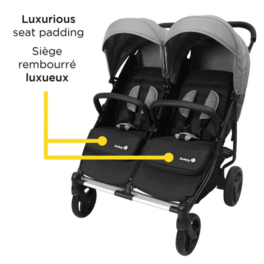 Safety 1st Double Double Duo Stroller - Flint Grey