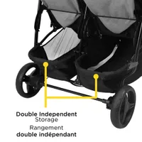 Safety 1st Double Double Duo Stroller - Flint Grey