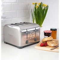 Kenmore Wide-Slot Toaster - 4-Slice - Stainless Steel