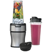 Ninja Nutri-Blender 0.59L 700-Watt Personal Blender with To-Go Cups - Silver