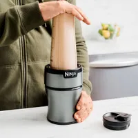Ninja Nutri-Blender 0.59L 700-Watt Personal Blender with To-Go Cups - Silver