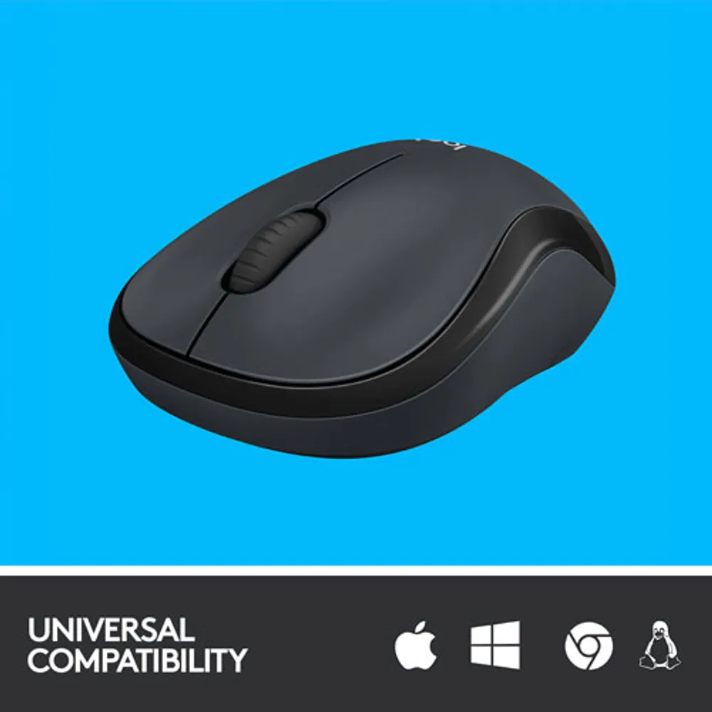 Souris optique sans fil de 1000 ppp M220 Silent de Logitech