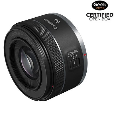 Open Box - Canon RF 50mm f/1.8 STM Lens - Black