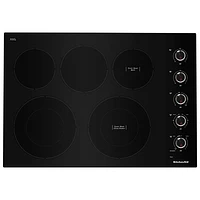 KitchenAid 30" 5-Element Electric Cooktop (KCES550HBL) - Black - Open Box - Perfect Condition