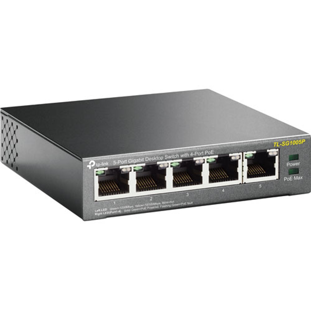 TP-Link 5-Port Gigabit Switch (TL-SG1005P)