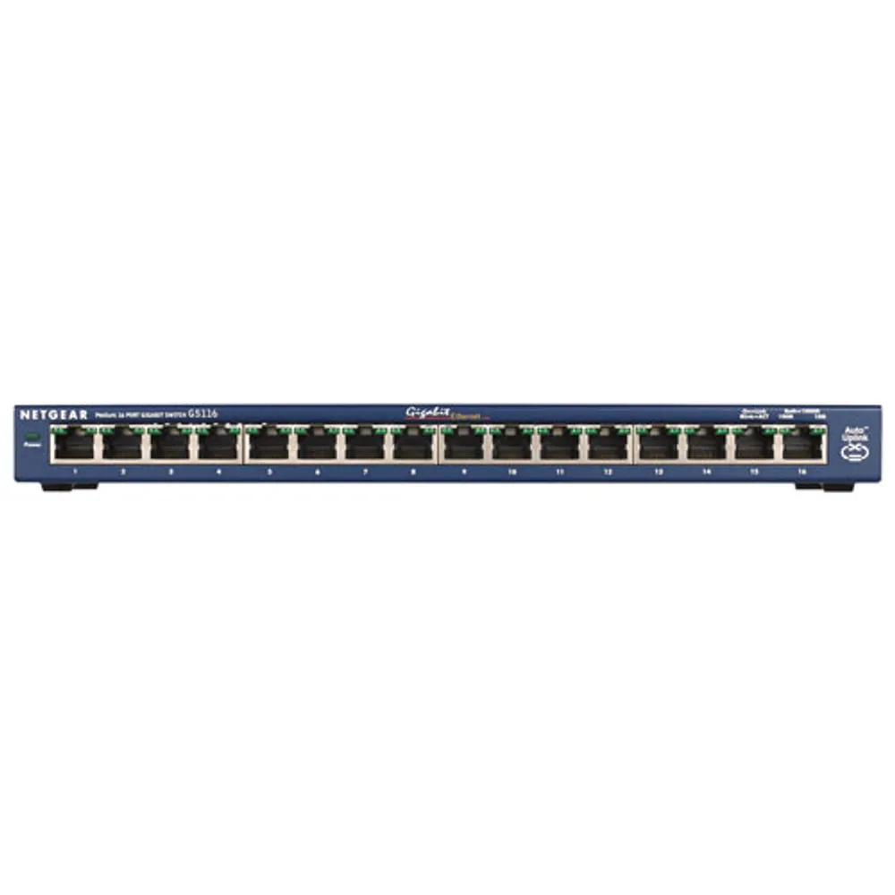 NETGEAR ProSafe 16-Port Gigabit Network Switch (GS116NA)