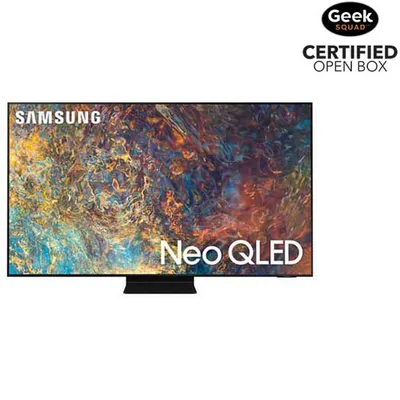 Open Box - Samsung 55" 4K UHD HDR Mini-LED Tizen OS Smart TV (QN55QN90AAFXZC) - 2021 - Titan Black