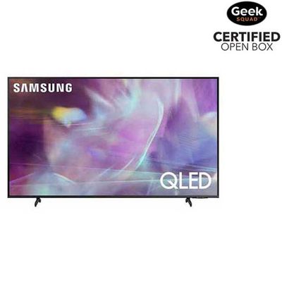 Open Box - Samsung 75" 4K UHD HDR QLED Tizen OS Smart TV (QN75Q60AAFXZC) - 2021 - Titan Grey