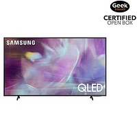 Téléviseur intelligent Tizen HDR QLED UHD 4K de 75 po de Samsung (QN75Q60AAFXZC) - 2021 - Gris titane - Boîte ouverte