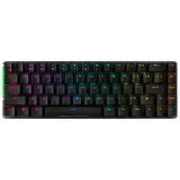 Clavier de jeu mécanique rétroéclairé sans fil à touches NX rouges ROG MX Falchion d'ASUS - Anglais