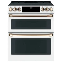 Cuisinière induction encastrable double convection 30 po Café (CCHS950P4MW2) - Blc - BO - Endommagé