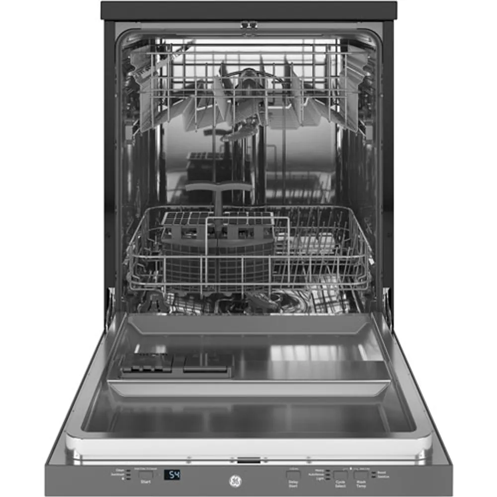 GE 24" 54dB Portable Dishwasher with Stainless Steel Tub (GPT225SSLSS) - Stainless Steel