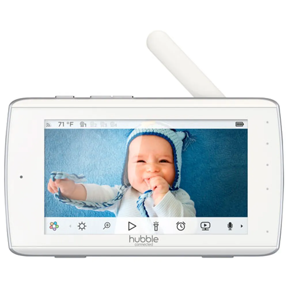 Hubble Nursery Pal Crib Edition 5" Video Baby Monitor w/ Night Vision & 2-Way Communication (HCTNPCRB)