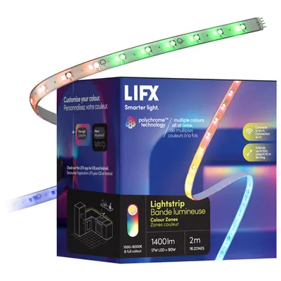 LIFX 2m (6.5 ft.) Smart LED Light Strip - Colour Zones -