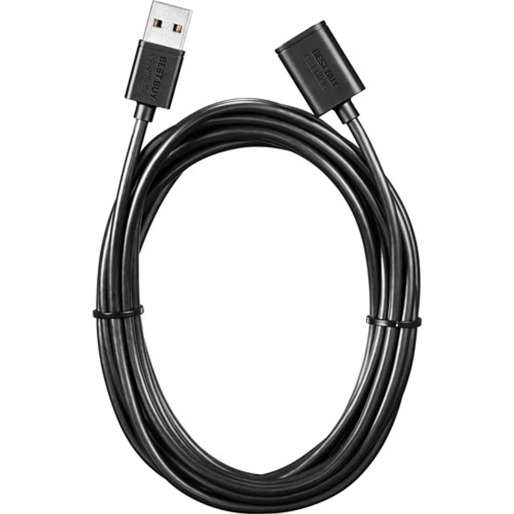 Best Buy Essentials 3.6m (12 ft.) USB-A 2.0 Extension Cable