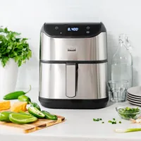 Bella Pro Touchscreen Air Fryer - 5.7L (6QT) - Stainless Steel - Only at Best Buy