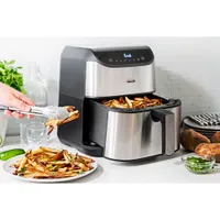 Friteuse à air chaud à écran tactile Bella Pro - 5,7 l (6 pte) - Acier inoxydable - Exclusivité Best Buy