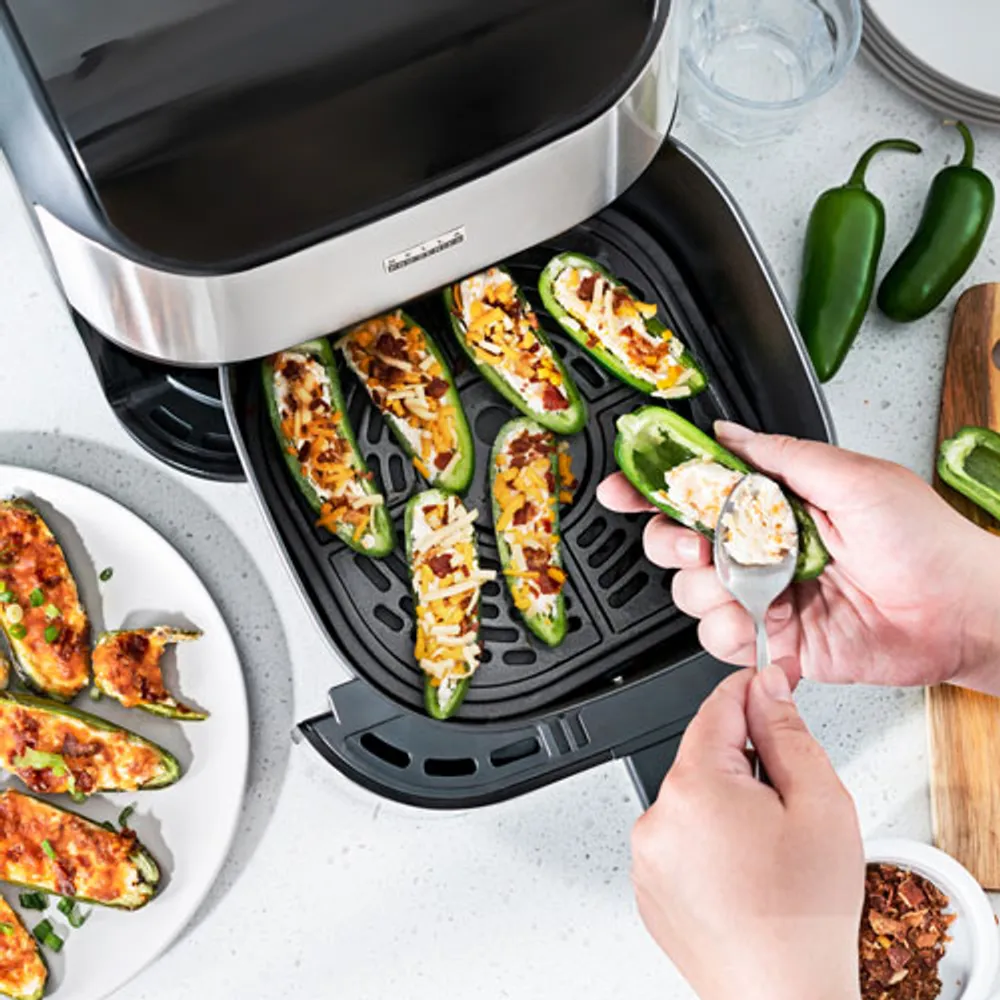 Bella Pro Touchscreen Air Fryer - 5.7L (6QT) - Stainless Steel - Only at Best Buy