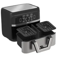 Bella Pro Flex Dual Zone Touchscreen Air Fryer - 8.5L (9QT) - Stainless Steel - Only at Best Buy