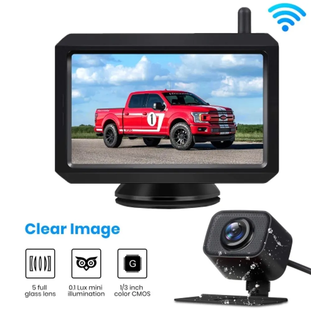  AUTO-VOX CS-2 Wireless Backup Camera with 4.3