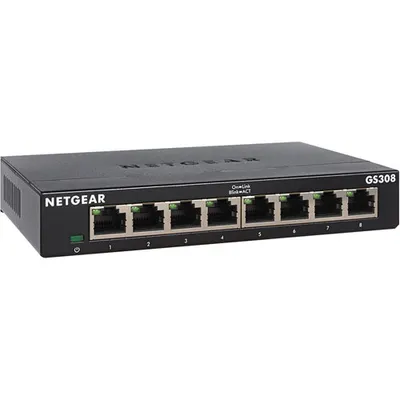 NETGEAR 8-Port Business Essentials Gigabit Ethernet Unmanaged Switch (GS308-300PAS)