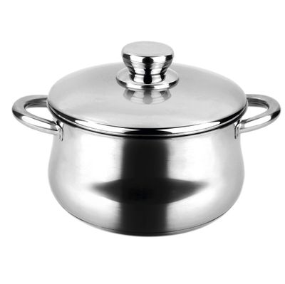 Fagor Silverinox Stockpot With Lid - Stainless 24CM